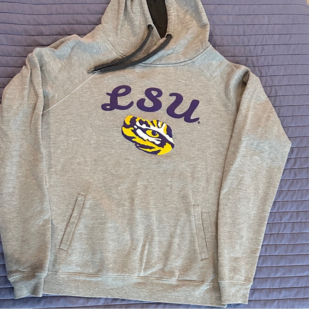 LSU Tigers Gray Hoodie